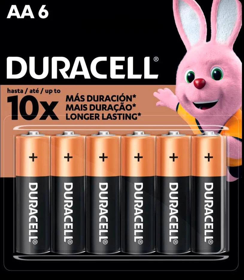 PILAS ALCALINAS AA Y AAA DURACELL